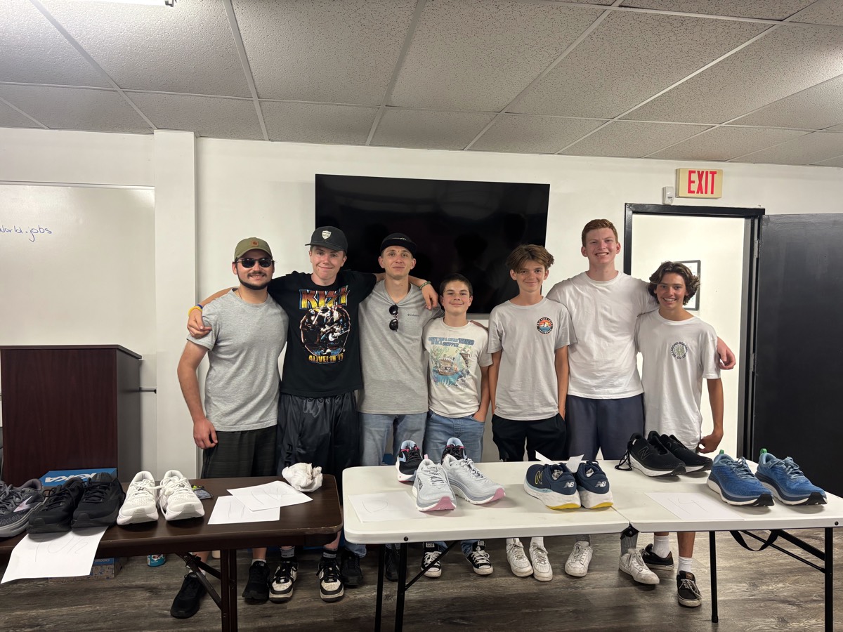 TPC Youth students serving together